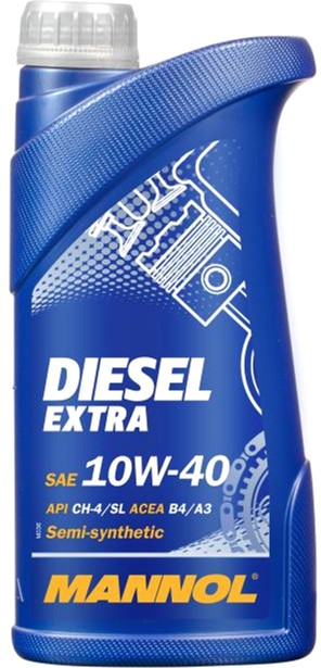 Олива моторна MANNOL Diesel Extra 10W-40 1 л (MN7504-1)